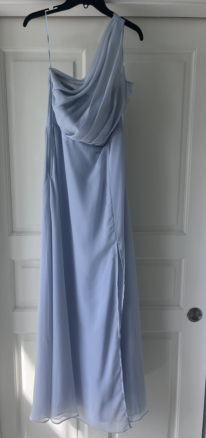 Kira Dress - Chiffon Ice Blue
