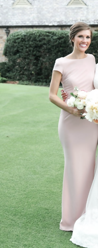 Katie May "Intrigue" Blush Pink Backless Gown
