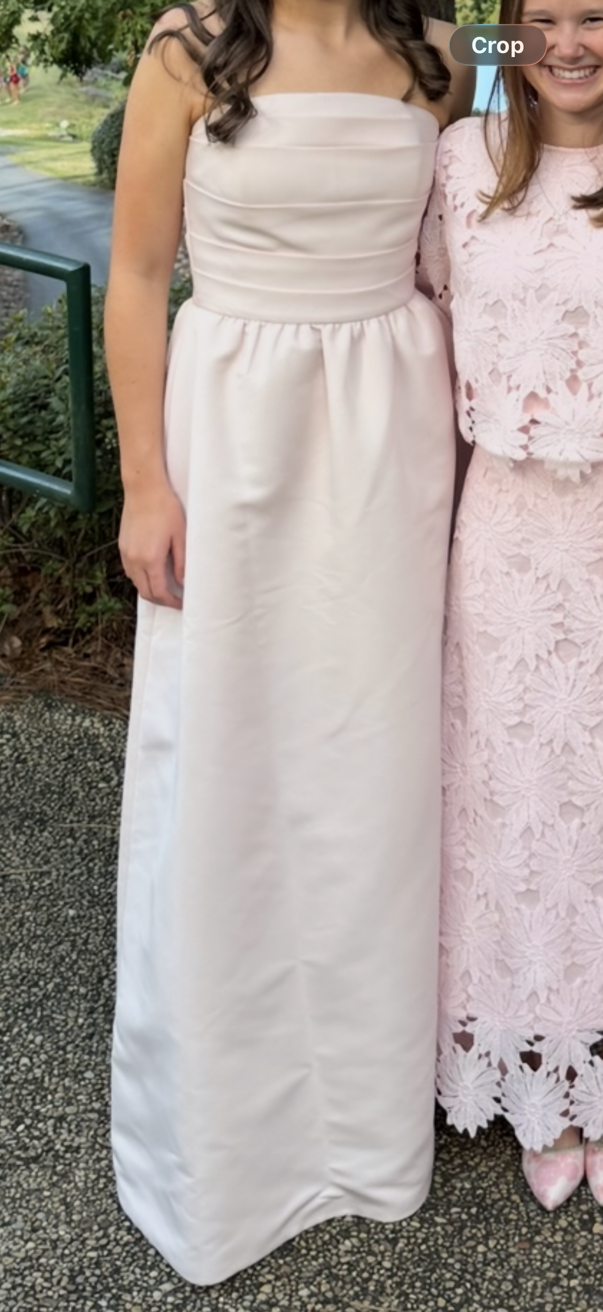 Amsale Ballet Pink Arabella Dress