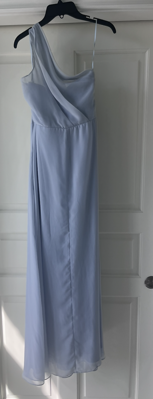 Load image 1 in gallery view. Kira Dress - Chiffon Ice Blue