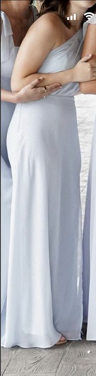 Load image 1 in gallery view. Kira Dress - Chiffon Ice Blue