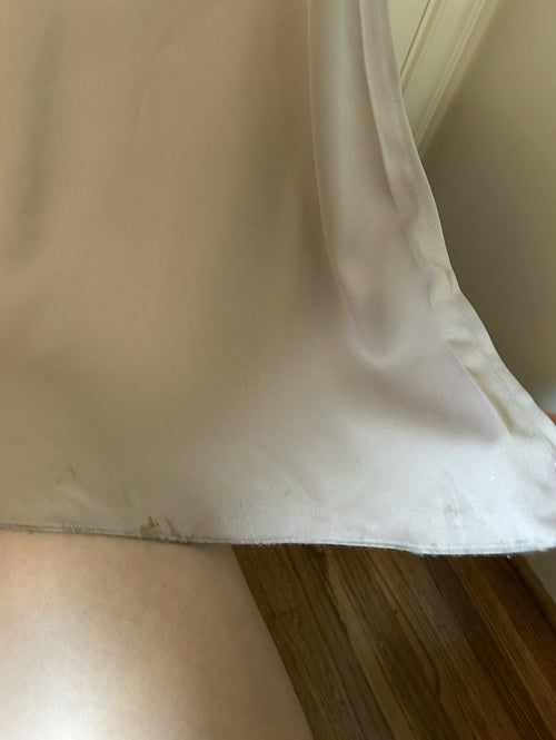Load image 1 in gallery view. Crepe-Back Satin One-Shoulder Dress